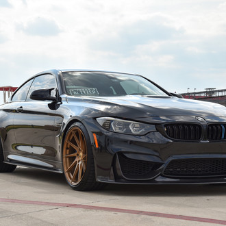 Bronze Avant Garde Wheels Take Black BMW 4-Series to Another Level