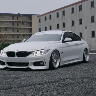 Slammed BMW M4 Coupe on Silver VFS2 Rims by VOSSEN — CARiD.com Gallery