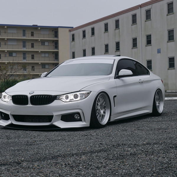 Stanced BMW M4 Coupe at H2Oi - Photo by Rotiform