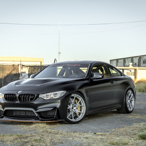 Custom Lowered Black Matte BMW 4-Series - Photo by Vorstiner