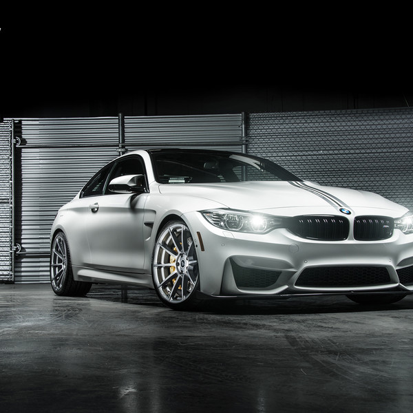 Aftermarket Front Lip on White BMW 4-Series - Photo by Vorstiner