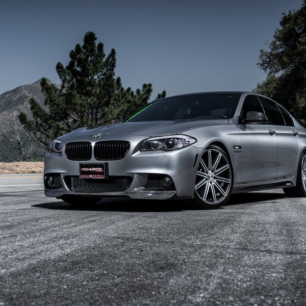 BMW 5-Series Carbon Fiber Front Lip - Photo by Vossen