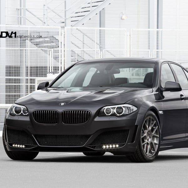 Black BMW M5 with Custom Body Kit - Photo by ADV.1