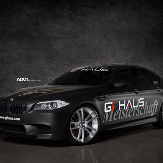The Balance of Opposites - Black and White Custom Painted BMW M5