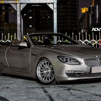 Gray Convertible BMW 6-Series with Chrome Grille - Photo by ADV.1