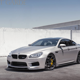 Gray Matte M6 Grand Coupe with Yellow Calipers and M310 Rims - Photo by Avant Garde