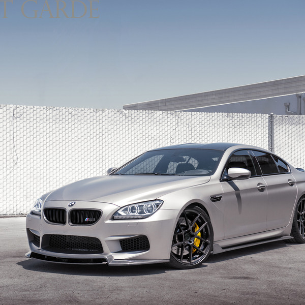 Gray Matte M6 Grand Coupe with Yellow Calipers and M310 Rims - Photo by Avant Garde