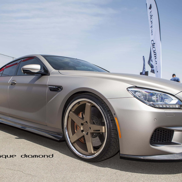 Silver BMW 6-Series with Carbon Fiber Front Lip - Photo by Blaque Diamond