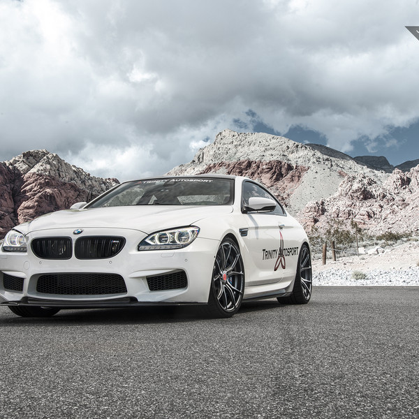 Halo Headlights on Custom White BMW 6-Series - Photo by Vorstiner