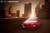 Beast Mode On: Red Matte BMW 6-Series Featuring ONEighty NYC Headlights