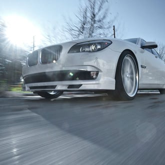 Custom Alpina Front Bumper Cover on White BMW 7-Series - Photo by Vossen