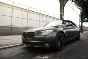 Gray BMW 7-Series Modernized with ONEighty NYC Lighting and Paint