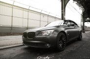 Gray BMW 7-Series Modernized with ONEighty NYC Lighting and Paint