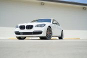 White BMW 7-Series Shows Off Custom Vorsteiner Wheels