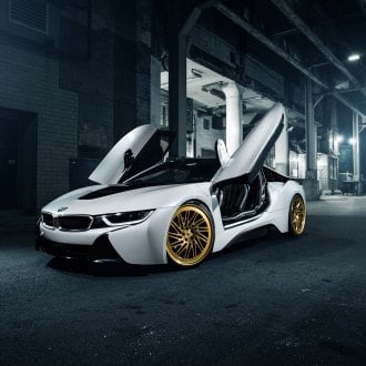 Hybrid BMW i8 on Beautiful Vossen Custom Wheels — CARiD.com Gallery