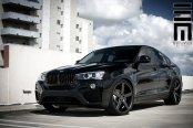 All Black BMW X4 on Custom Wheels