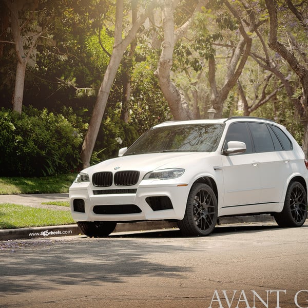 Custom White Lifted BMW X5 - Photo by Avant Garde Wheels