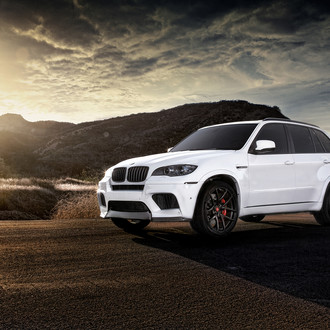 Tuned White BMW X5 Speaking of Impressive Performance