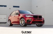 Red BMW X5 Rocking a Set of Chrome Anrky Wheels