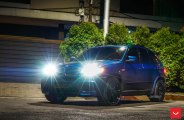 Blue BMW X5 Rolling on Vossen Rims: Ultimate Go-Anywhere Toy