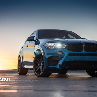 Beautiful BMW X6M Sitting on Deep Concave Wheels - Photo by ADV.1