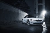 White Snake: BMW Z4 Gets Custom Projector Headlights