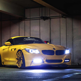 Yellow Fully Customized BMW Z4 - Photo by Vossen