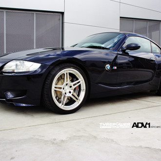 Dark Blue BMW Z4M with Custom Projector Headlights - Photo by ADV.1