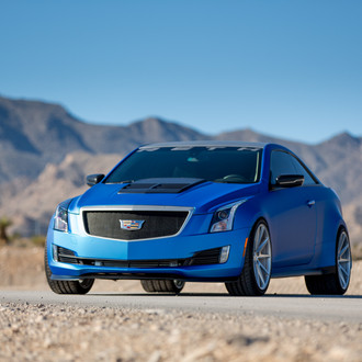 Cadillac ATS-V Coupe On Staggered Set of Vossens