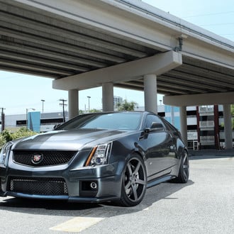 Custom Projector Headlights on Cadillac CTS - Photo by Vossen