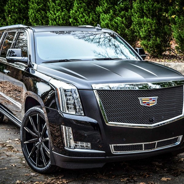 Black Cadillac Escalade on CSS Series Lexani Wheels - Photo by Lexani