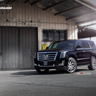 Escalade on 26" Three-Piece Forged Vellano Rims - Photo by Vellano