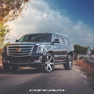 Cadillac Escalade ESV on Concavo Custom Rims