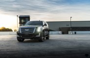 VIP Appearance of Black Cadillac Escalade Emphasized With Custom Wheels