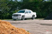 Bad Boy White Chevy Avalanche SS Customized to Stand Out