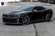 Street Hooligan: Customized Black Chevy Camaro ZL1