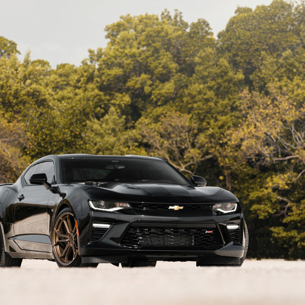 6th Gen Chevy Camaro SS on Bronze Custom Rims - Photo by Avant Garde