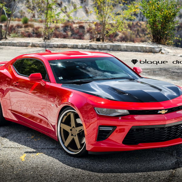 Red Rocket - Chevy Camaro SS on Black Diamond Rims - Photo by Black Diamond