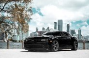 Velgen Custom Wheels Fitted on a Black Chevy Camaro SS