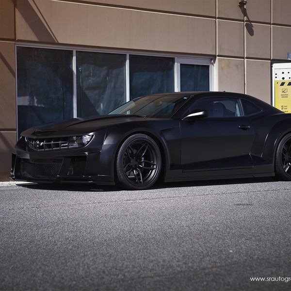 Custom Blacked Out Chevy Camaro SS - Photo by SR Auto Group