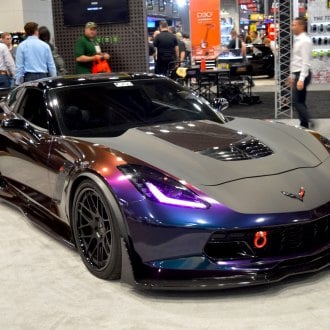 Blue Blooded: Custom Matte Blue Chevy Corvette Stingray — CARiD.com Gallery