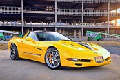 The Ultimate Daily Supercar: Yellow Chevy Corvette Enhanced with Aftermarket Goodies