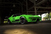 Acid Green Chevy Corvette Is Customized Beyond Recognition