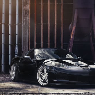 Timeless Silhouette of Classy Chevy Corvette C6