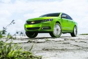 Candy Green Chevy Impala on Daring DUB Wheels