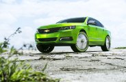 Candy Green Chevy Impala on Daring DUB Wheels