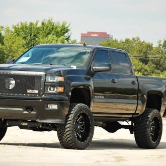 Green on Green Customized Chevy Silverado — CARiD.com Gallery