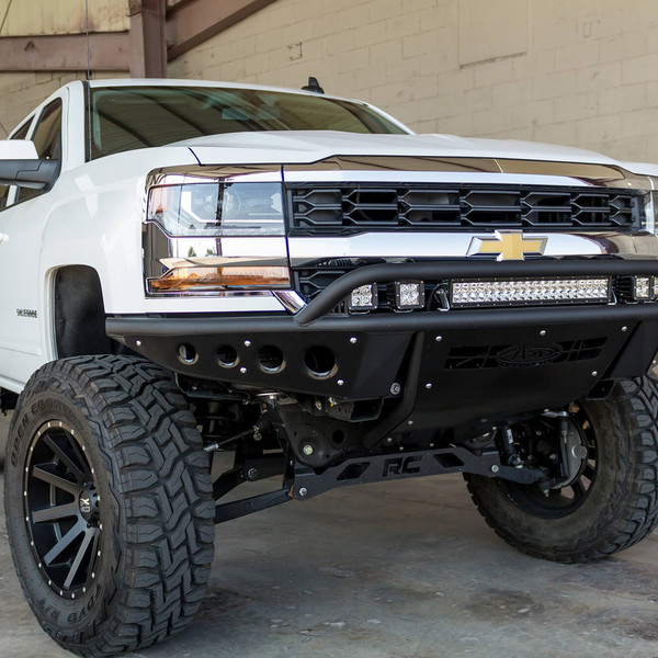 Silverado With Insane Off-Road Bumper - Photo by ADD