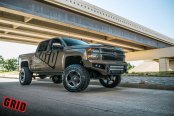 Silverado Never Looked So Good: Lifted and Boasting Grid Off-Road Wheels