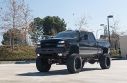 King Lift on Custom Black Chevy Silverado